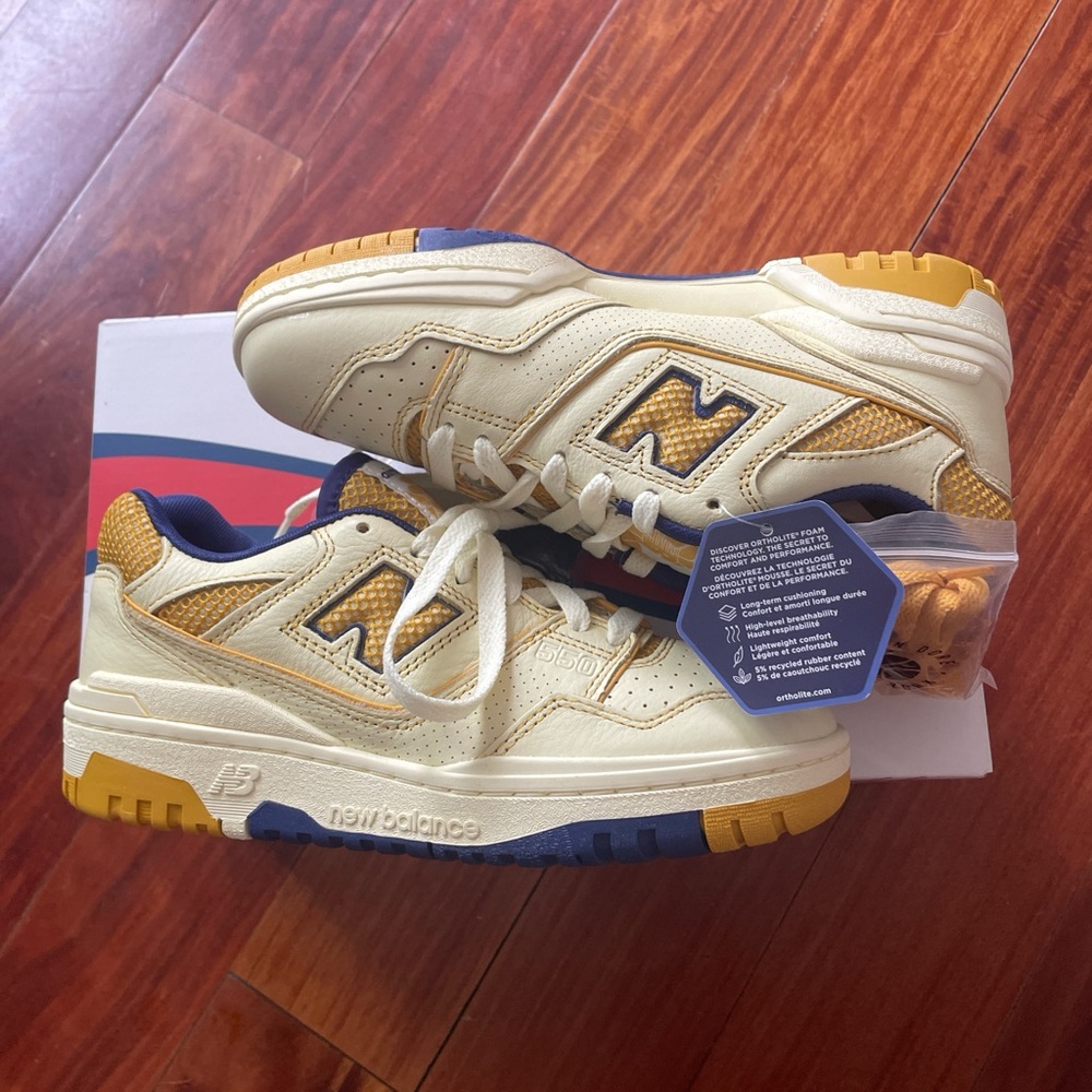 New Balance 550 Aime Leon Dore Masaryk Community Gym Yellow size 5 mens